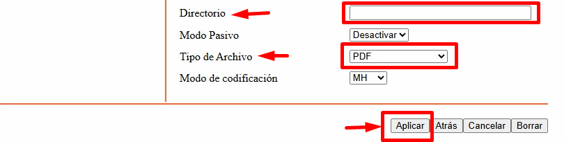 Completar los siguientes campos: