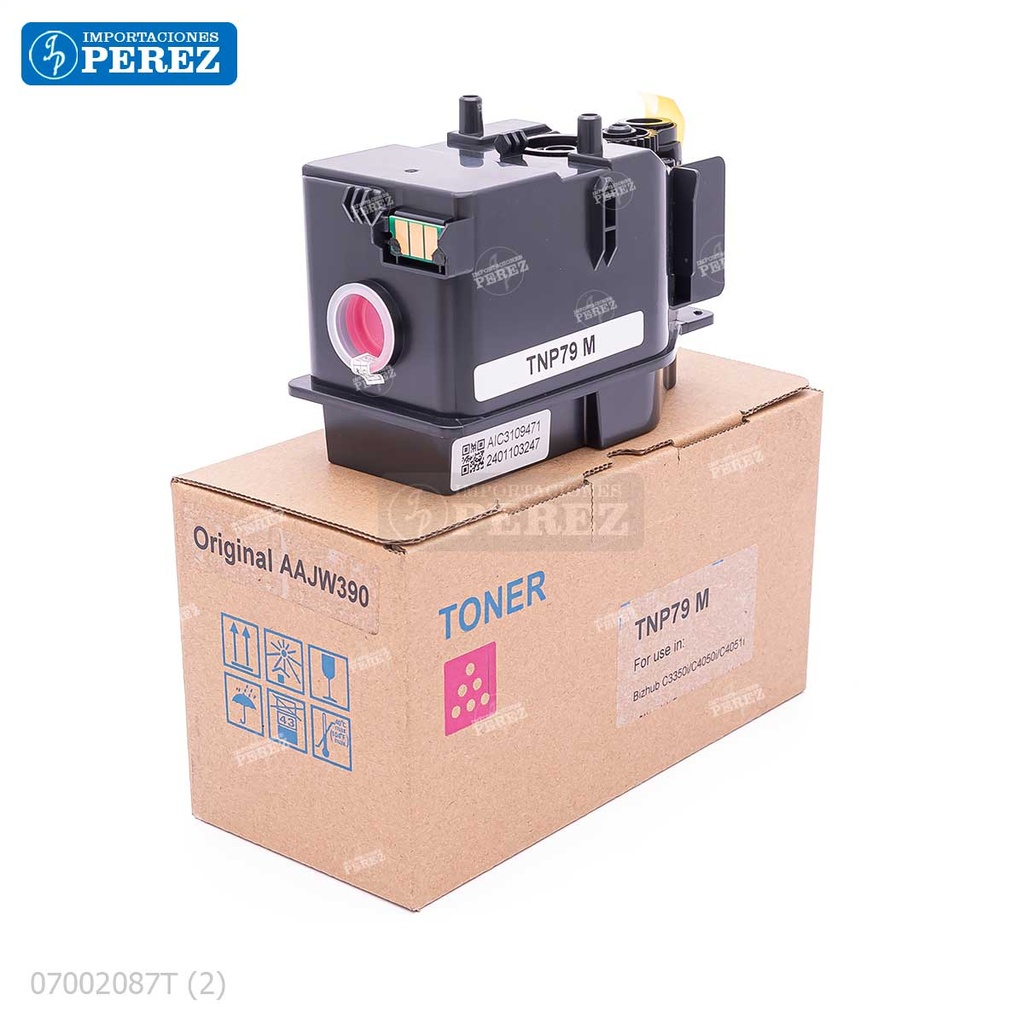 Toner Cartucho Magenta 220v TNP-79M/TNP-80M/TNP-81M 164g [Dki]