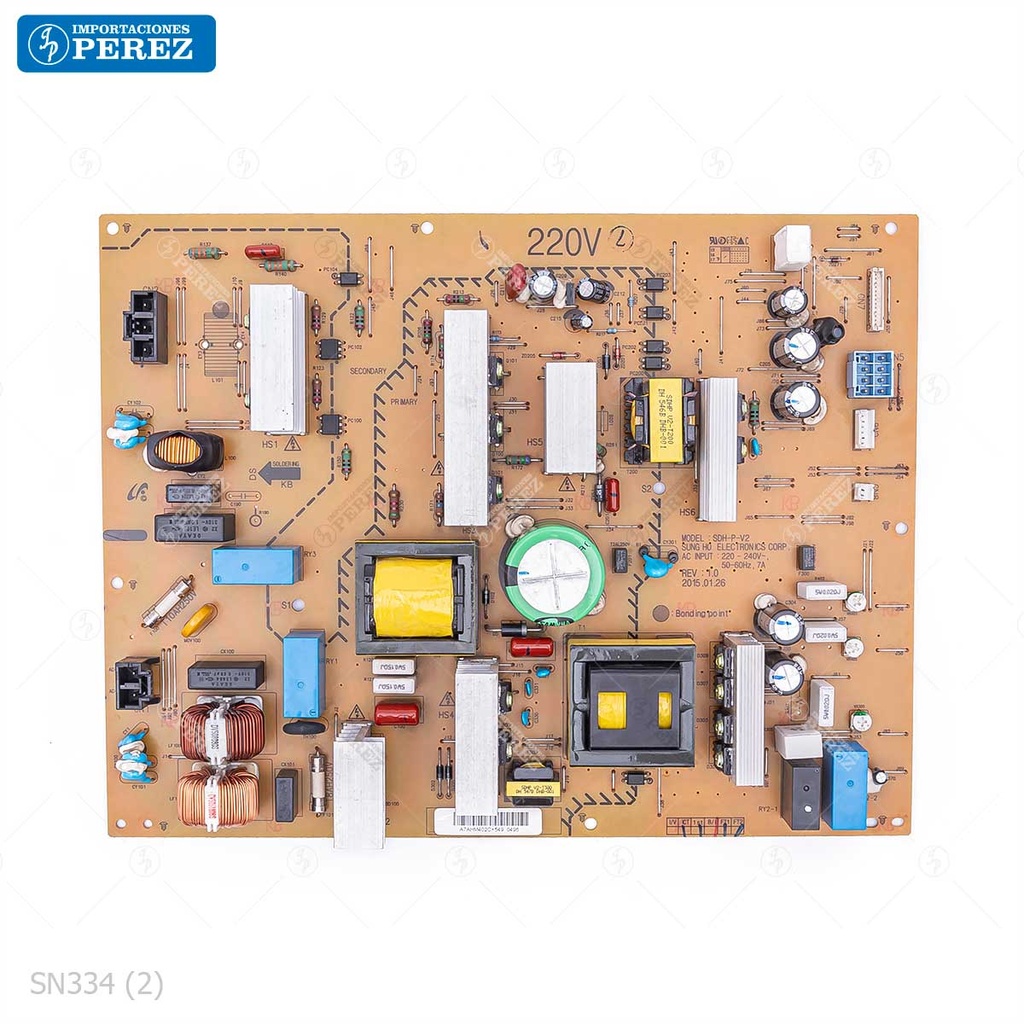 Fuente Poder 220-240v Completo c/ventilador (Power Supply Assy) - SEMI-NUEVO [Original - Konica Minolta]