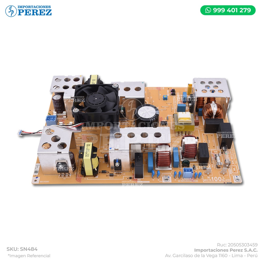 Fuente Poder 110v (POWER SUPPLY UNIT:263.4W) - SEMI-NUEVO [Original - Ricoh]