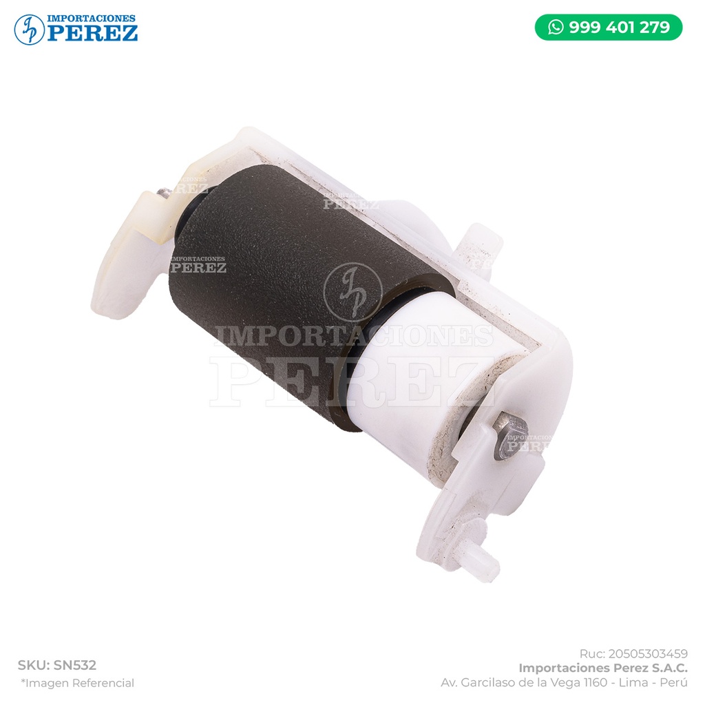 Rueda Separación ADF con base (ROLLER + SHAFT + HOLDER + SPRING + TORQUE LIMITER) - SEMI-NUEVO [Original - Konica Minolta]