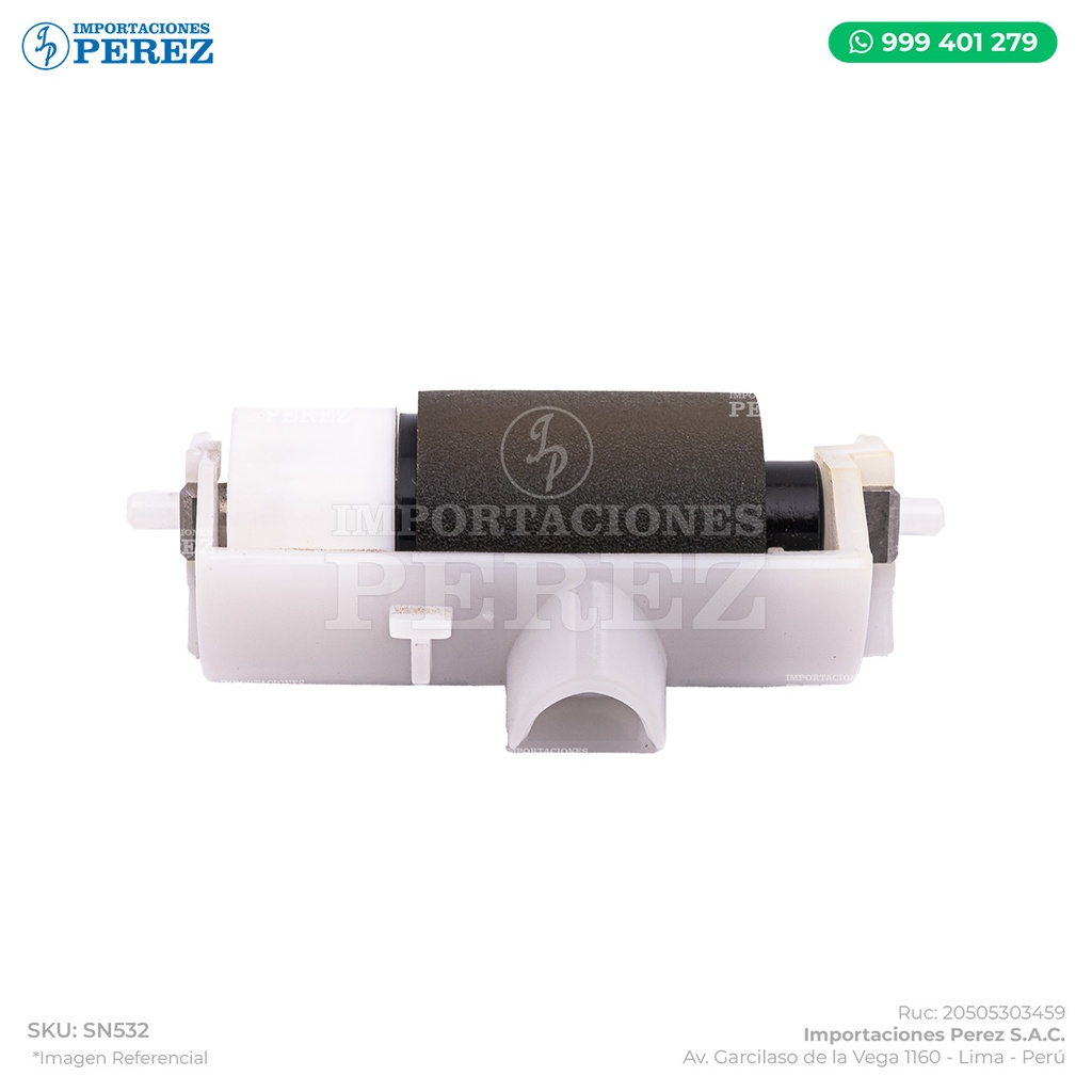 Rueda Separación ADF con base (ROLLER + SHAFT + HOLDER + SPRING + TORQUE LIMITER) - SEMI-NUEVO [Original - Konica Minolta]