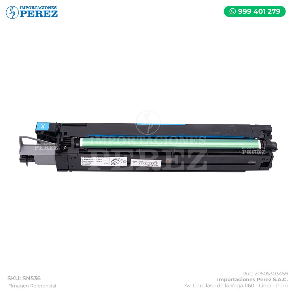 Unidad Imagen Cyan IU612C Completo (IMAGING UNIT/C) - SEMI-NUEVO [Original - Konica Minolta]