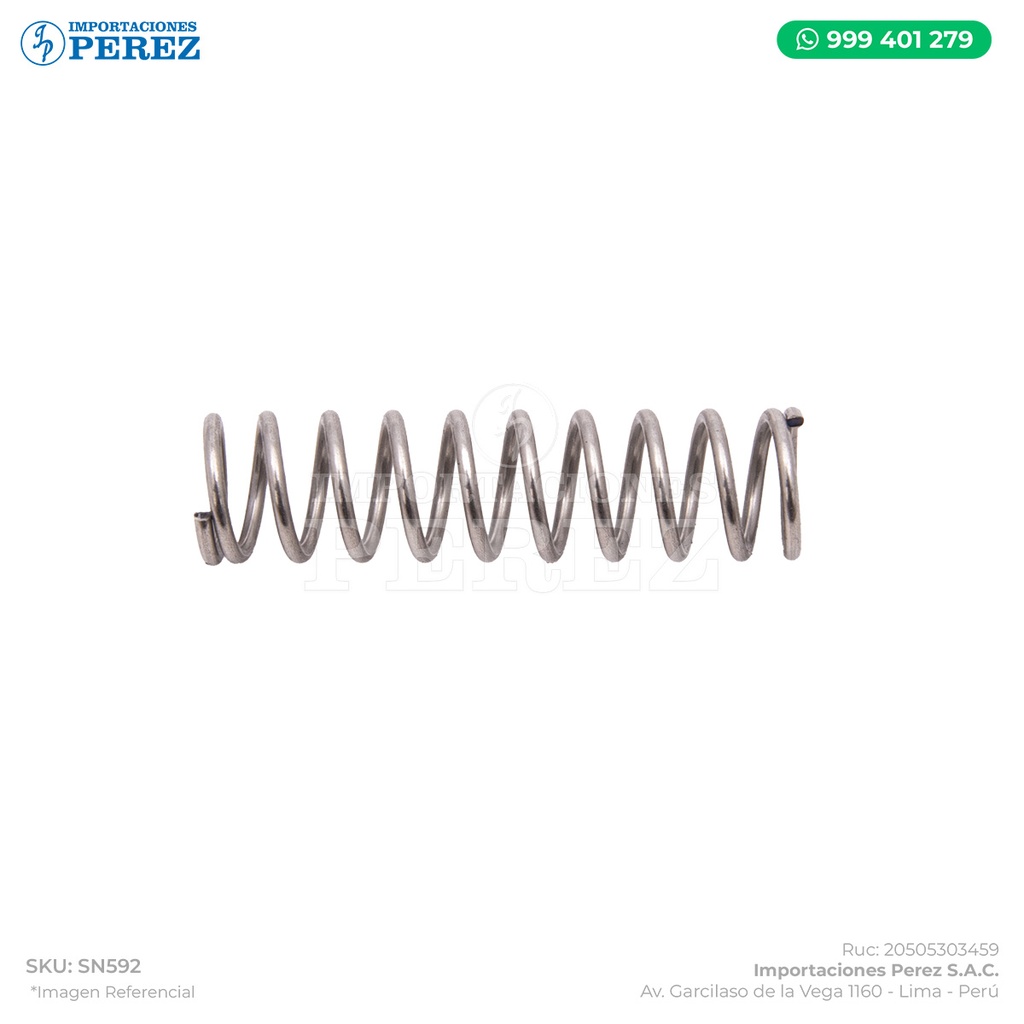 Resorte Gancho de Transferencia (COMPRESSING COIL SPRING /2) - SEMI-NUEVO [Original - Konica Minolta]