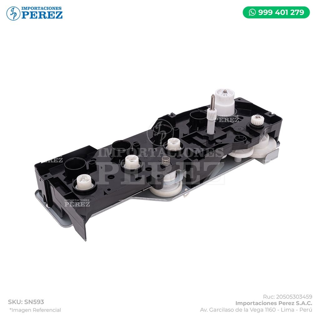 Bloque Principal con 02 Motores (MAIN DRIVE ASSY) - SEMI-NUEVO [Original - Konica Minolta]