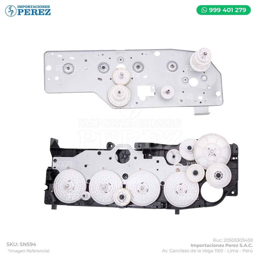 Bloque Principal SIN MOTORES (MAIN DRIVE ASSY) - SEMI-NUEVO [Original - Konica Minolta]