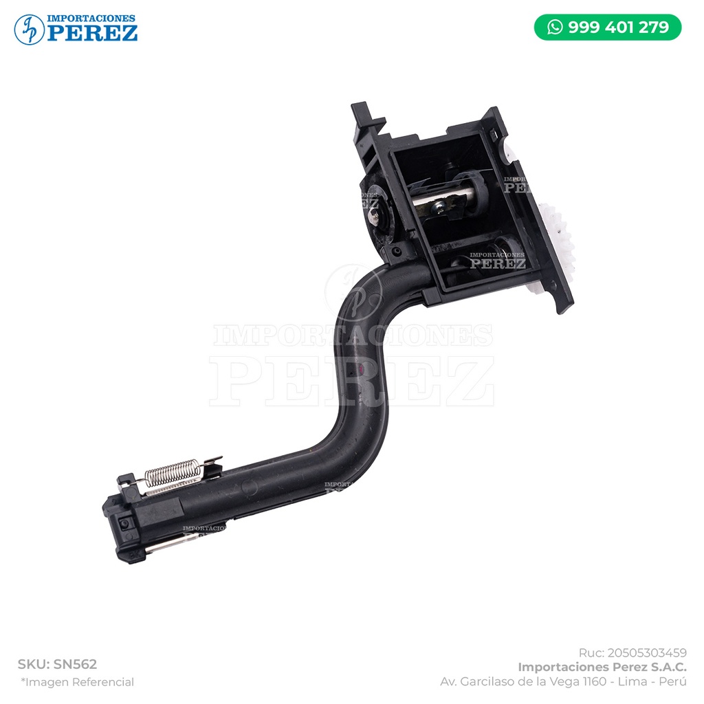 Hopper Toner K:Black (TONER HOPPER: TONER SUPPLY:BK:ASSY) - SEMI-NUEVO [Original - Ricoh]