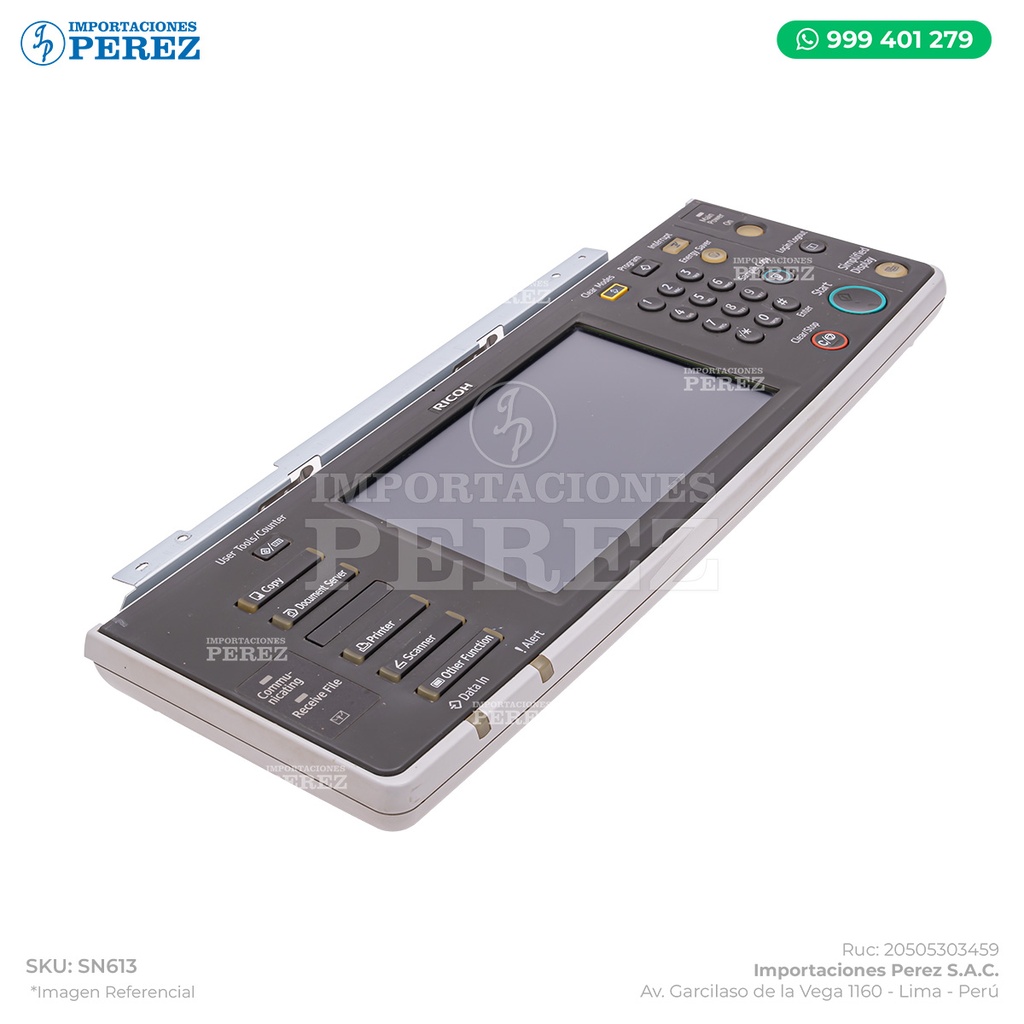 Panel Completo 110v (OPERATION SUB-UNIT: OVL-C1: NA: ASSY) - SEMI-NUEVO [Original - Ricoh]