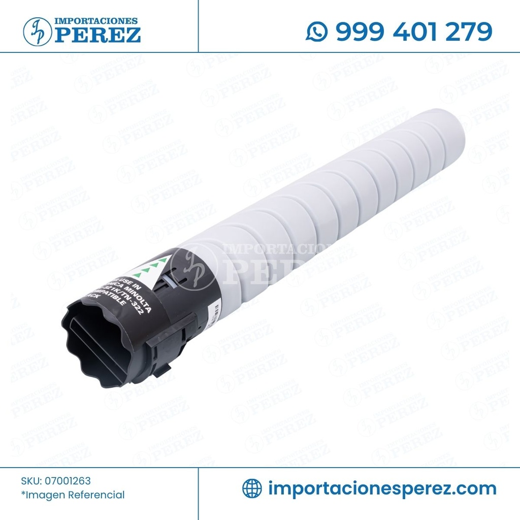 Toner Cartucho Black Konica Minolta [Access Katun] (544g) (Tn321K/322K) 