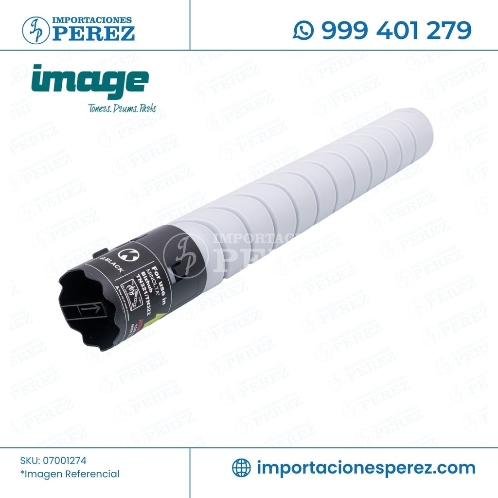 Toner Cartucho Black Konica Minolta [Image] (547g) (Tn321K) 