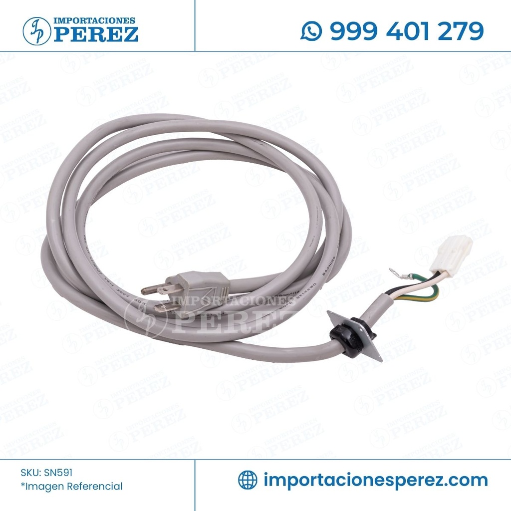 Cable Poder (POWER SOURCE CORD /120V) - SEMI-NUEVO [Original - Konica Minolta]