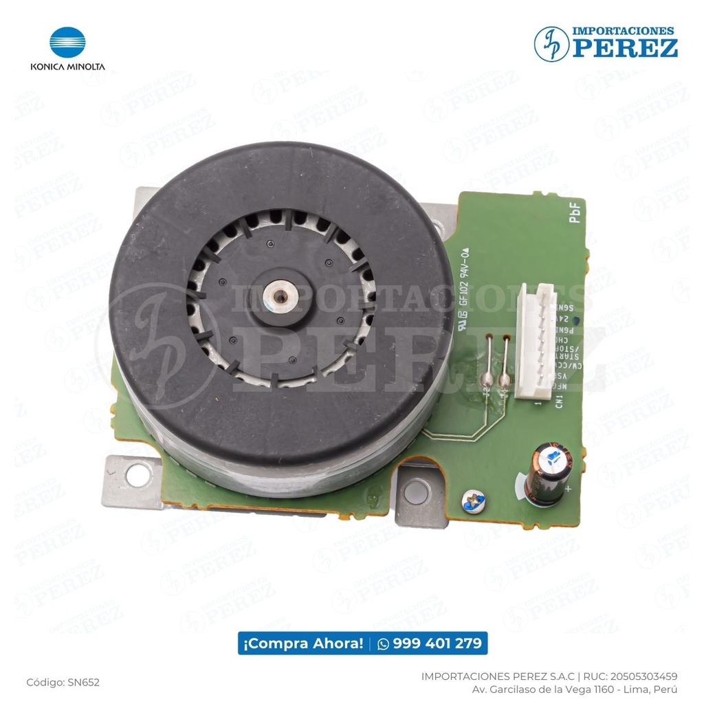 Motor Caja Negra (DC BRUSHLESS MOTOR /40) - SEMI-NUEVO [Original - Konica Minolta]