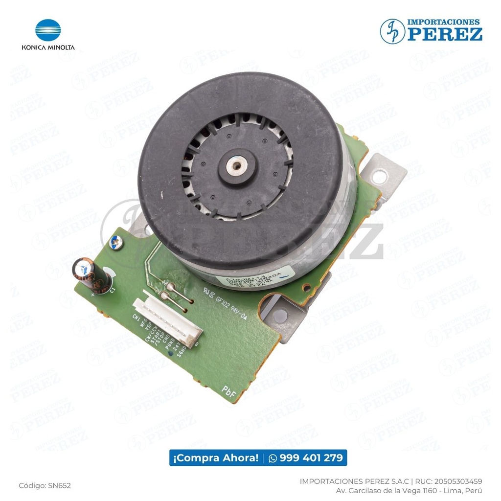 Motor Caja Negra (DC BRUSHLESS MOTOR /40) - SEMI-NUEVO [Original - Konica Minolta]