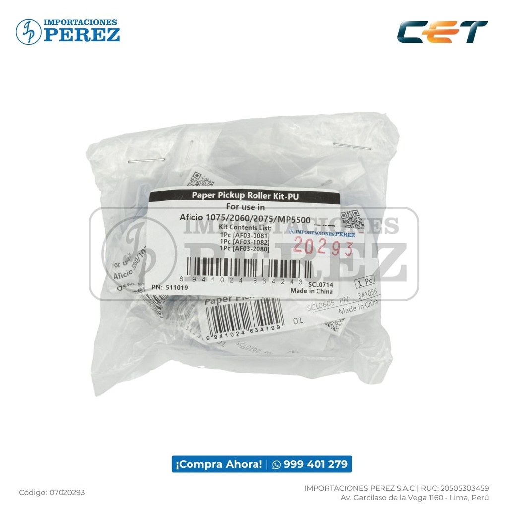 Rueda Bandeja (Solo Jebe) Feed/Pickup/Separation [Cet]