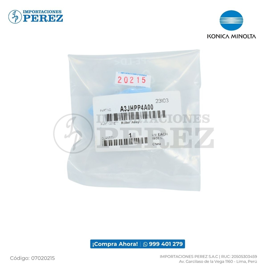 Rueda [Konica Minolta - Original] (Adf Separation Roller) 