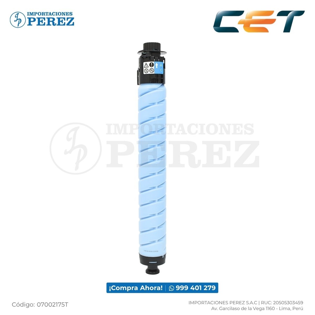 Toner Cartucho Cyan Ricoh [Cet] 275g 