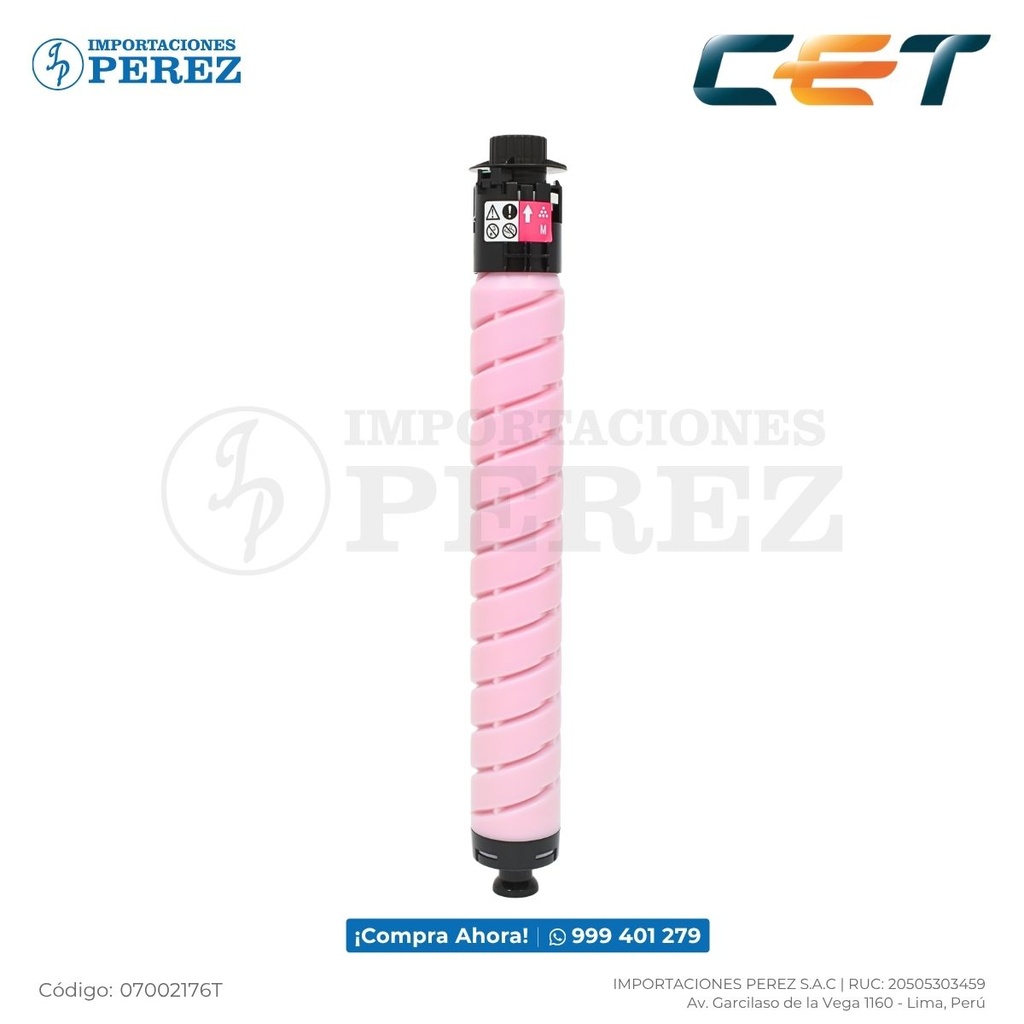 Toner Cartucho Magenta Ricoh [Cet] 275g 