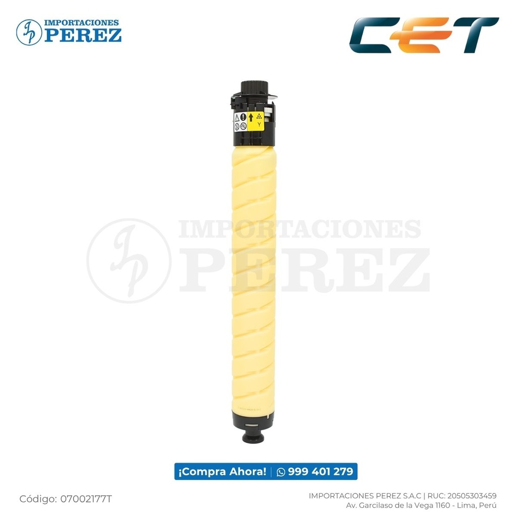 Toner Cartucho Yellow Ricoh [Cet] 275g