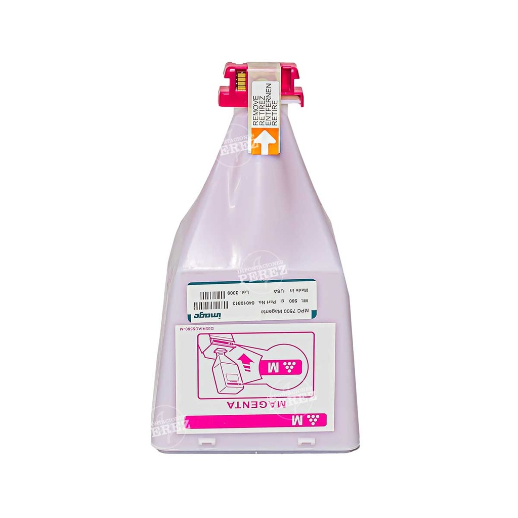Toner Cartucho [Image] Magenta (560g) (MPC7500A) 