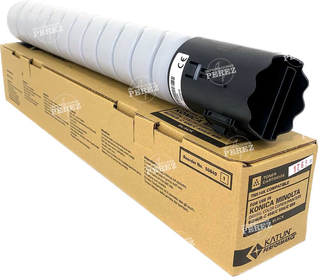 Toner Cartucho [Katun Performance] Black (525g) (Tn514K) 