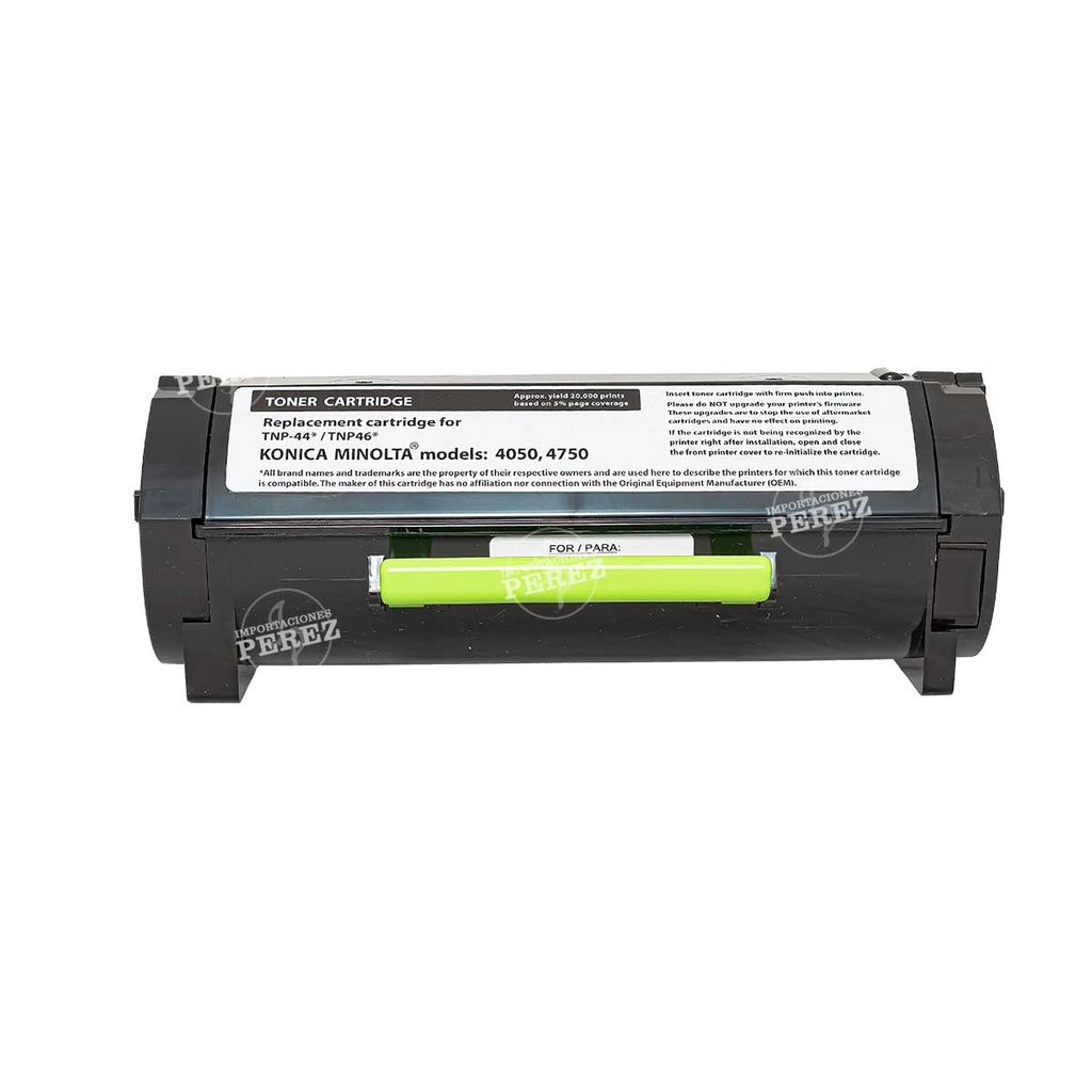 Toner Cartucho [Intercopy] Black (Tnp44/46) 