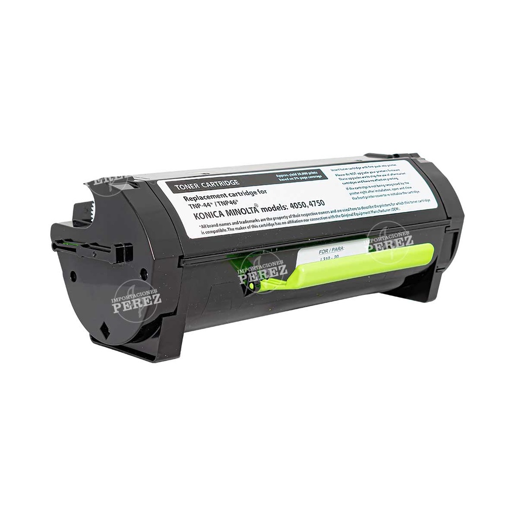 Toner Cartucho [Intercopy] Black (Tnp44/46) 