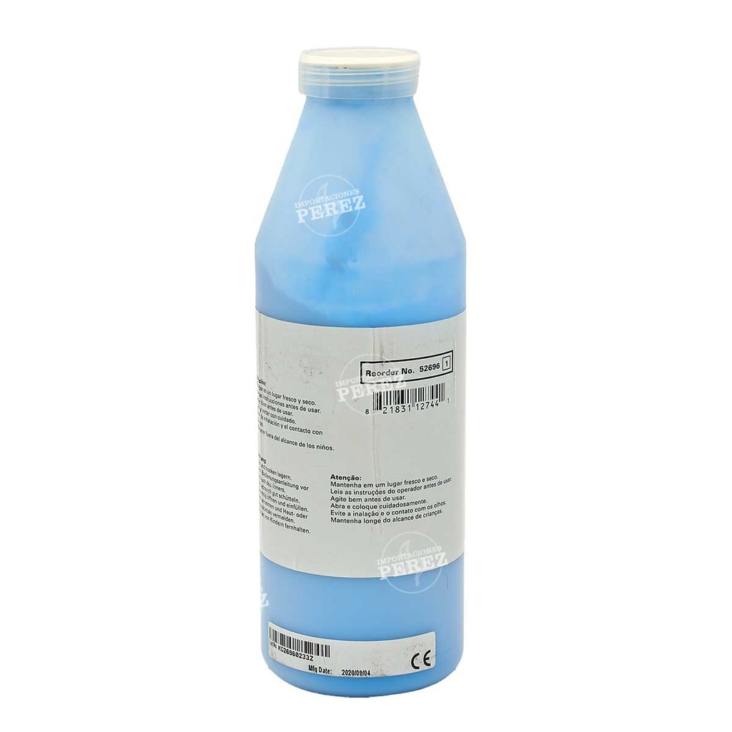 Toner Recarga [Katun] Cyan (480g) Color Konica Minolta
