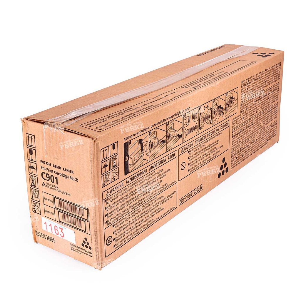 Toner Cartucho Black Type C901 2334g [Original - Ricoh]