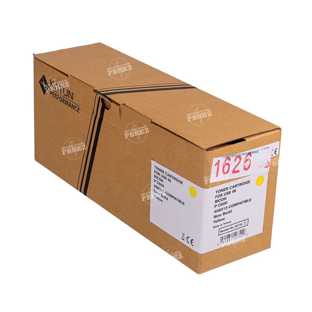 Toner Cartucho Yellow Type P C600 197g [Katun Performance]