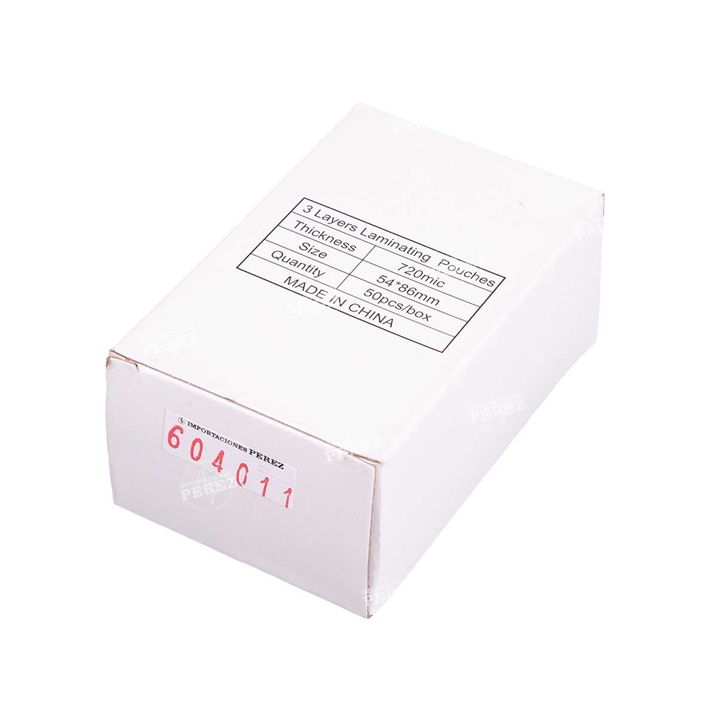 Mica Enmicado c/inserto 54x86 [Cbit] (Caja x50unds) (Dni Nuevo)