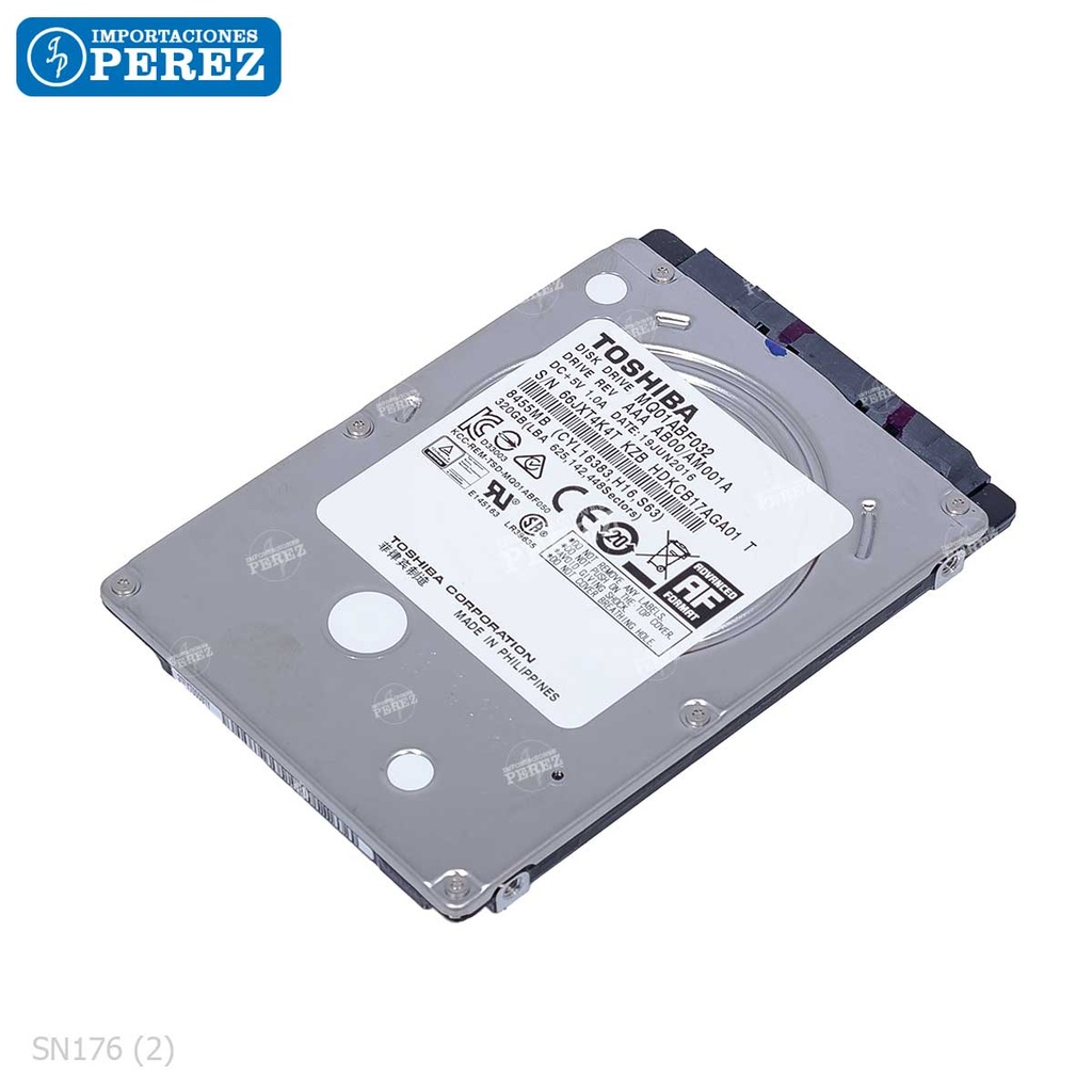 Disco Duro (solo disco) HD516/HD522/HD524/HDP03 320Gb - SEMI-NUEVO [Original - Ricoh]