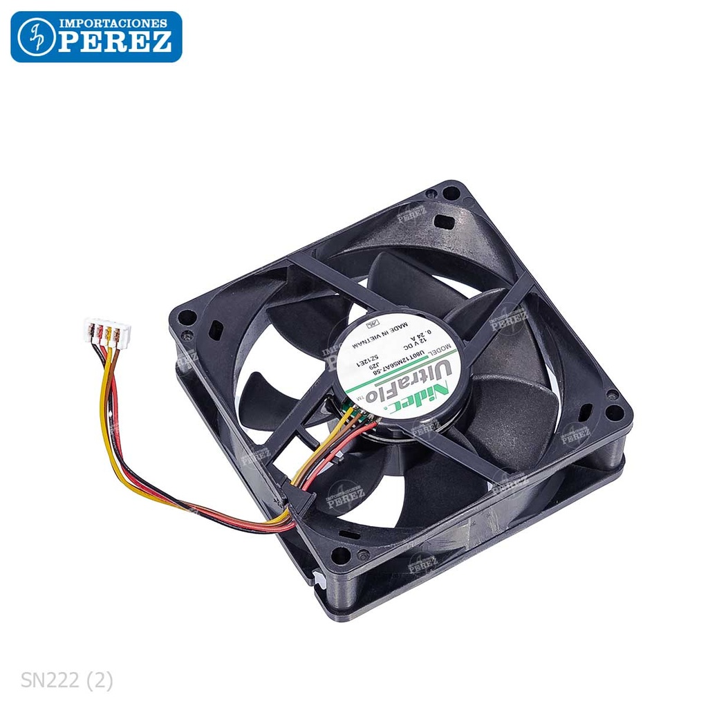 Ventilador/Fan Motor 12v/0.24A de Tarjeta IR PWB-MFPB - SEMI-NUEVO [Original - Konica Minolta]
