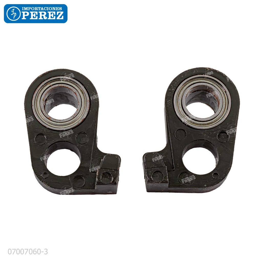 Bocina [Dki] (Kit x02) Negro (Rodillo Registro) 