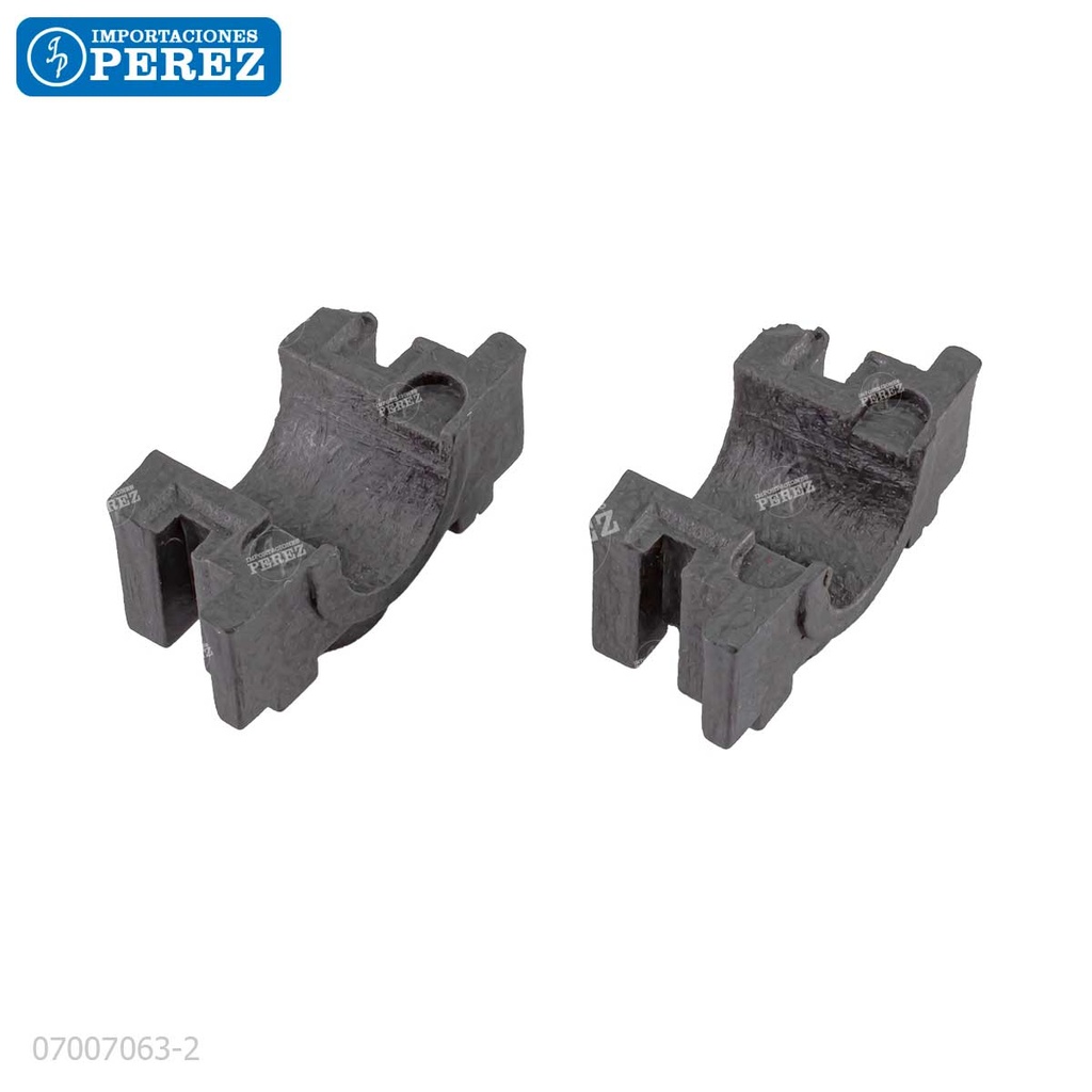 Bocina [Dki] (Kit x02) Negro (Rodillo Presion) 