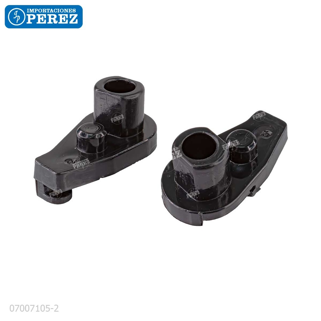 Bocina [Dki] (Kit x02) Negro (Rodillo Registro) 