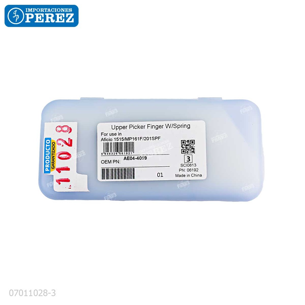 Uña [Cet] (Kit x02) c/ Resorte Plomo (Rodillo Calor) 