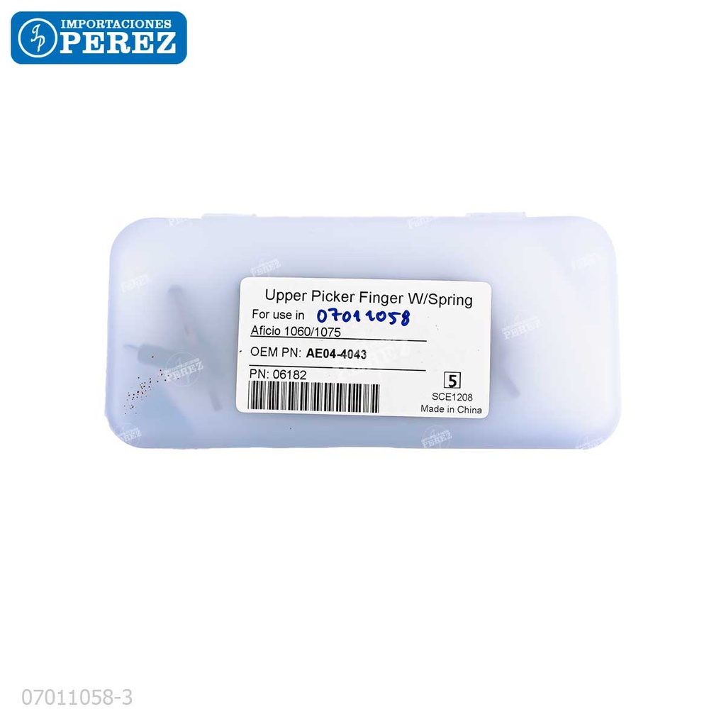 Uña [Cet] (Kit x02) c/ Resorte Plomo (Rodillo Calor) 