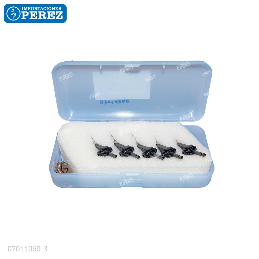 Uña [Cet] (Kit x02) c/ Resorte Plomo (Rodillo Calor) 