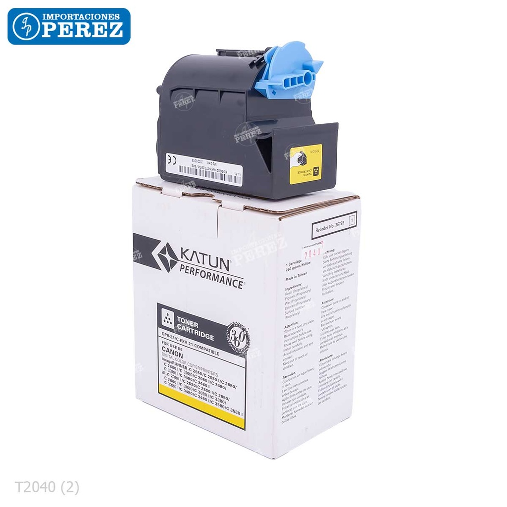Toner Cartucho Yellow GPR23 260g [Katun Performance]