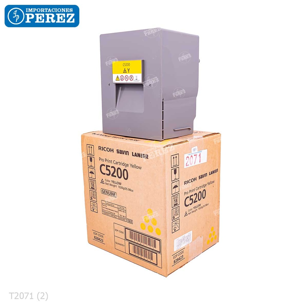 Toner Cartucho Yellow 1020g [Original - Ricoh]