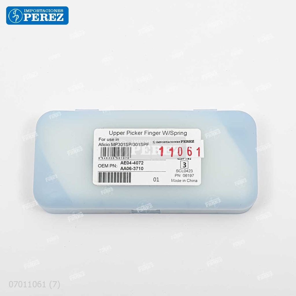 Uña [Cet] (Kit x02) c/Resorte Plomo (Rodillo Calor) 