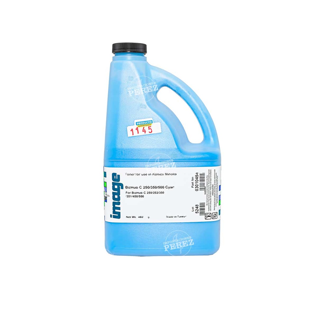 Toner Recarga [Image] Cyan (460g) Color Konica Minolta