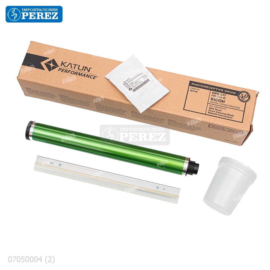 Kit Imagen Kitx05 Contiene: 01 Cilindro + 01 Cuchilla Limpieza + 01 Paño Limpieza del Rodillo Carga + 01 Taza Medidora + 01 Manual Instructivo [Katun Perfomance]