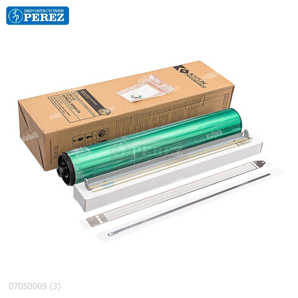 Kit Imagen Black Kitx04 Contiene: 01 Cilindro + 01 Cuchilla Limpieza + 01 Grilla Carga + 01 Chip Cilindro [Katun Perfomance]