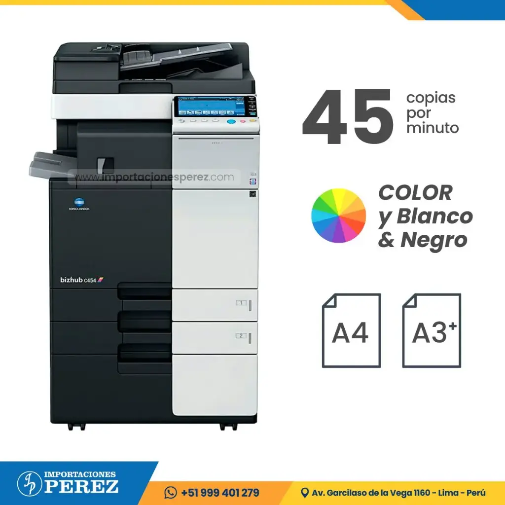 Fotocopiadora Konica Minolta Bizhub C454