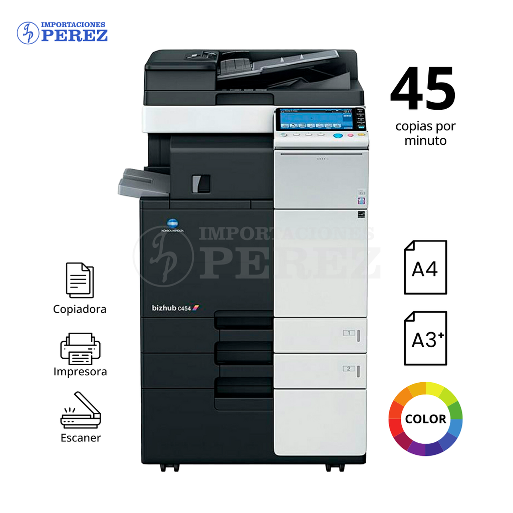 Fotocopiadora Konica Minolta Bizhub C454e
