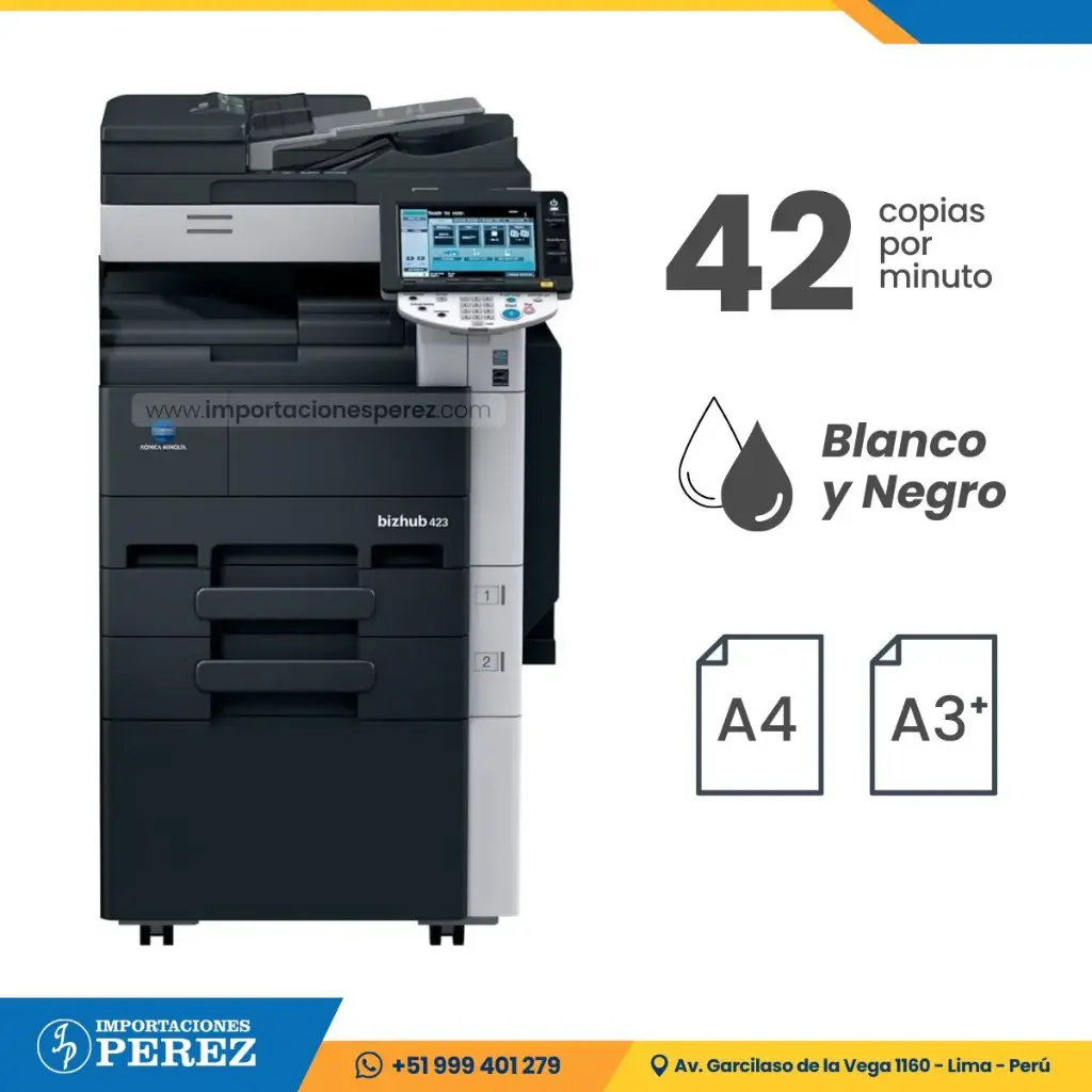 Fotocopiadora Konica Minolta Bizhub 423
