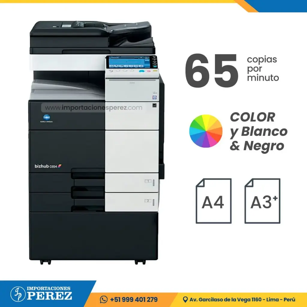 Fotocopiadora Konica Minolta Bizhub C654