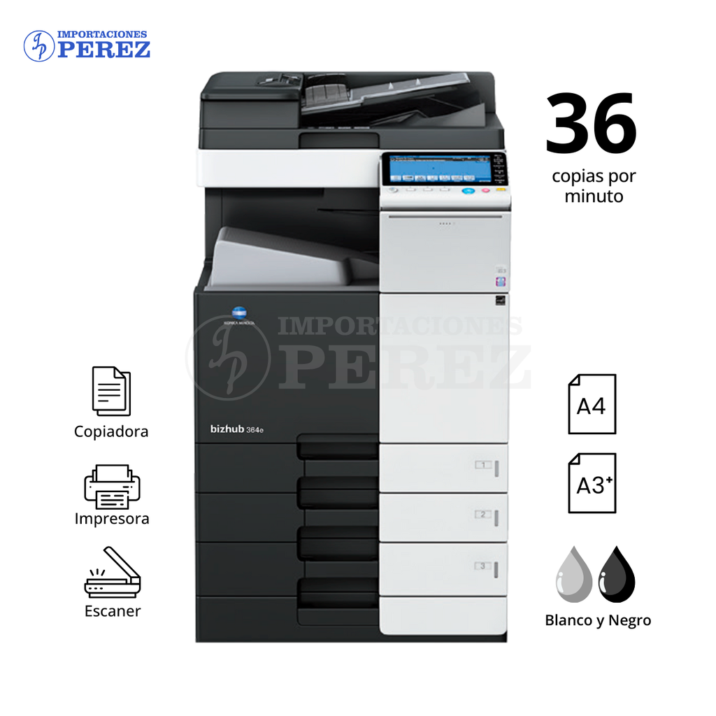 Fotocopiadora Konica Minolta Bizhub 364e