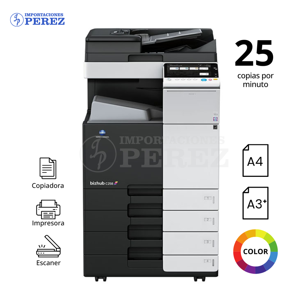 Fotocopiadora Konica Minolta Bizhub C258